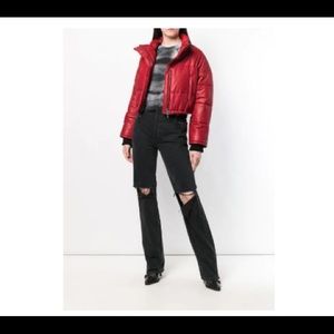 NEW Amiri cropped leather puffer jacket ❤️